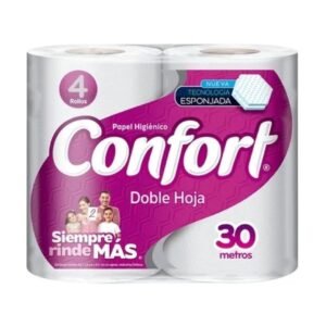 Papel higiénico confort d/h 30 mt x4