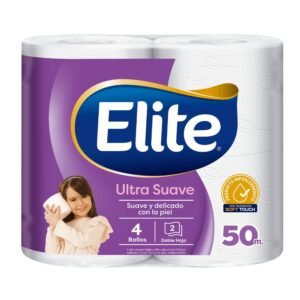 PAPEL HIGIÉNICO ELITE D/H 50MT X4