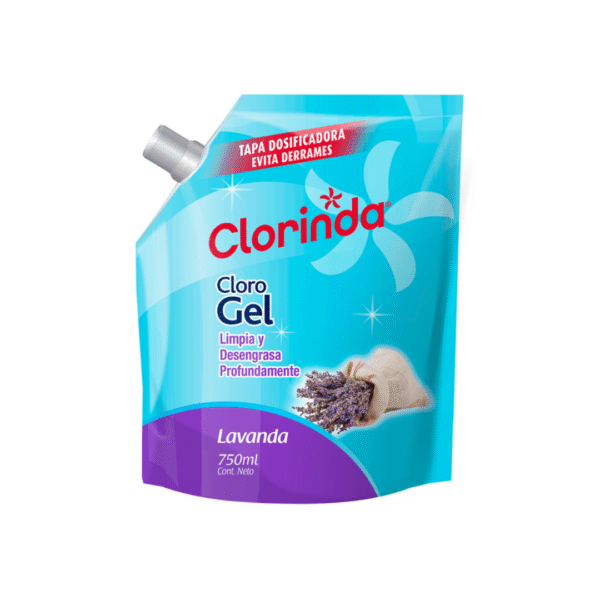 CLORINDA CLORO GEL LAVANDA 750ML RECARGA