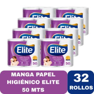 Papel higiénico elite d/h 50 mt x32