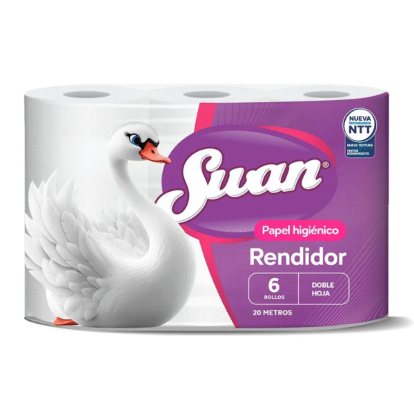 PAPEL HIGIÉNICO SWAN RENDIDOR 20MTS X6