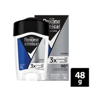 Rexona clinical men clean barra 48 gr