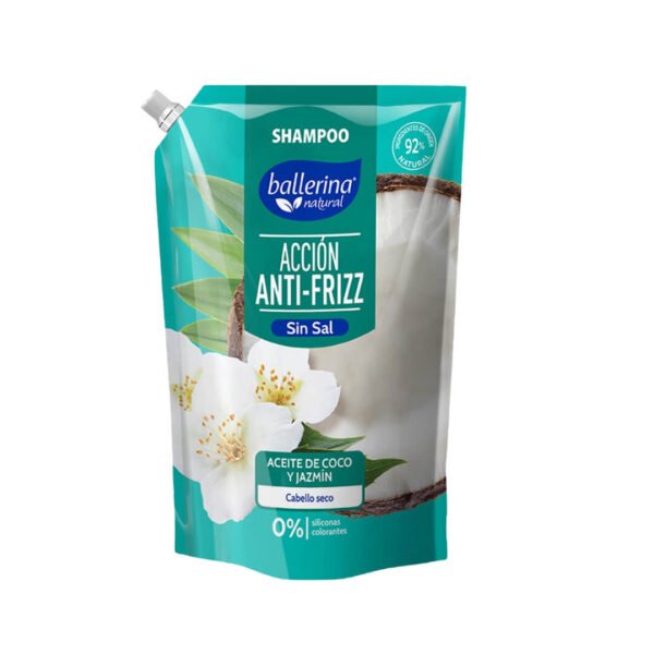 BALLERINA SHAMPOO ACEITE DE COCO Y JAZMÍN 750 ML