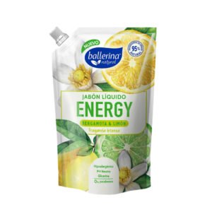 BALLERINA JABÓN ENERGY BERGAMOTA & LIMÓN 750 ML