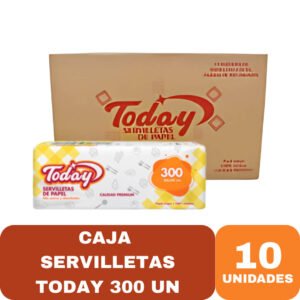 CAJA SERVILLETA TODAY 300UN X10