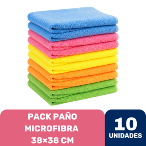 PACK PAÑO MICROFIBRA X10UN