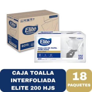 CAJA TOALLA INTERFOLIADA ELITE 18 PAQUETES