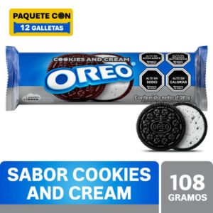 GALLETA OREO COOKIES AND CREAM 108G