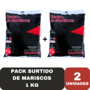 PACK SURTIDO DE MARISCOS 1KG X2