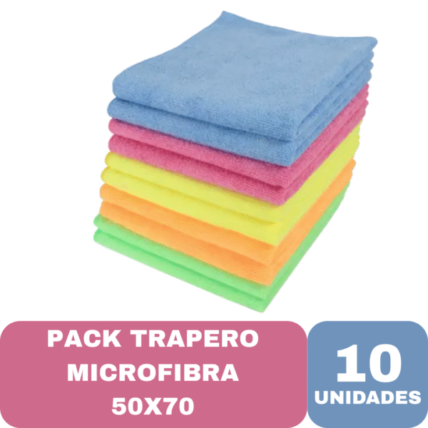 PACK TRAPERO MICROFIBRA C/OJAL X10UN