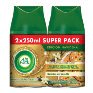 PACK AIR WICK SPRAY AUTOMÁTICO RECARGA DELICIAS DE VAINILLA 250 ML