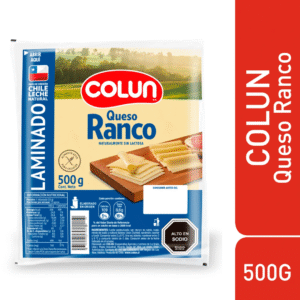 QUESO LAMINADO RANCO COLUN 500 GR
