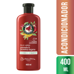 ACONDICIONADOR HERBAL ESSENCES GRANADA Y PROTEÍNA VEGETAL 400ML