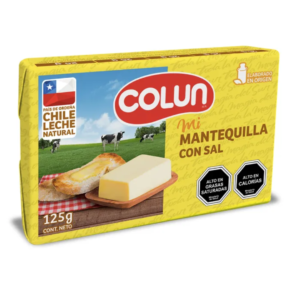 MANTEQUILLA COLUN CON SAL 125GR