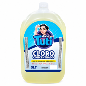CLORO CONCENTRADO DOÑA TUTI 5 LT
