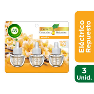 AIR WICK ELECTRICO 3 REPUESTOS VAINILLA 20ML