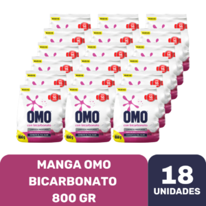 OMO CON BICARBONATO 800 GR X18 UN