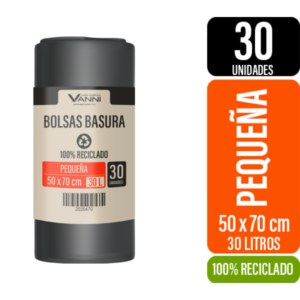 BOLSA BASURA 50X70 30 UNIDADES VANNI