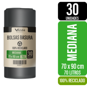 BOLSA BASURA 70X90 30 UNIDADES VANNI