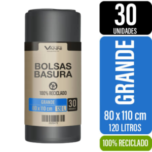 BOLSA BASURA 80X110 30 UNIDADES VANNI