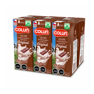 PACK 6 LECHE CHOCOLATE COLUN ORIGINAL 200 ML