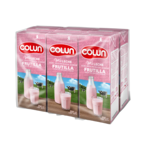 PACK 6 LECHE FRUTILLA COLUN ORIGINAL 200 ML