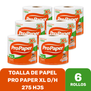 TOALLA PAPEL PROPAPER XL 275 HJS X6 ROLLOS