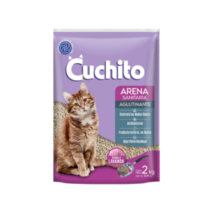 ARENA SANITARIA CUCHITO ANTIGLUTINANTE LAVANDA 2KG