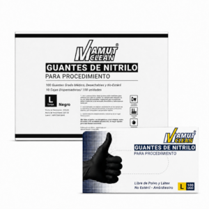 EMBALAJE GUANTE NITRILO NEGRO L 10 CAJAS