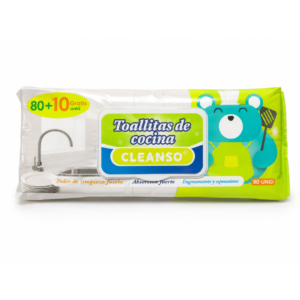 TOALLITAS DE COCINA CLEANSO 80+10 UNI