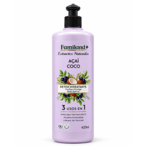 TRATAMIENTO CAPILAR FAMILAND 3EN1 ACAI 420 ML