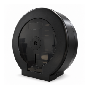 DISPENSADOR PAPEL HIGIÉNICO PLÁSTICO NEGRO